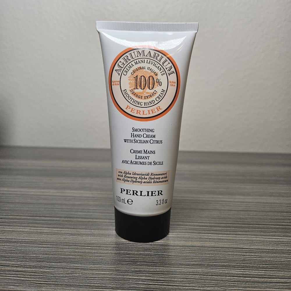 Perlier Agrumarium Smoothing Hand Cream 3oz w/ Sicilian Citrus + Alpha Hydroxy